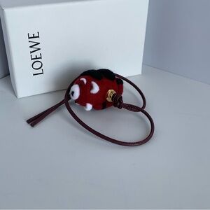Loewe Red and Black Panda Charm